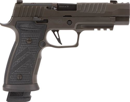 SIG Sauer P320 AXG Legion 9mm Semi-Auto Pistol with 3.9-Inch Barrel and 21-Round Capacity and Gray Finish