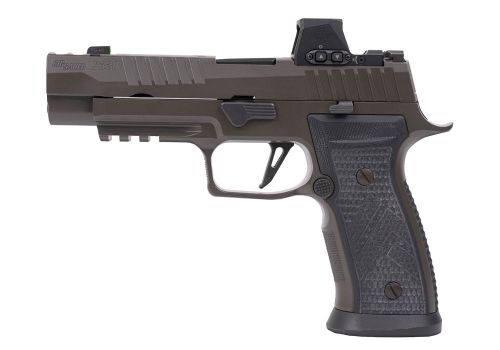 SIG Sauer P320 AXG Legion 9mm Semi-Auto Pistol with 3.9-Inch Barrel and 10-Round Capacity and Gray Finish