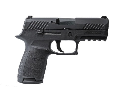 SIG Sauer P320 Compact .45 ACP Semi-Auto Pistol with 3.9-Inch Barrel and 9-Round Capacity and Black Finish