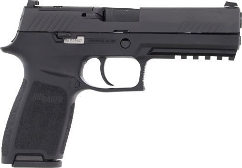 SIG Sauer P320 9mm SIGLITE Semi-Auto Pistol with 4.7-Inch Barrel and 10-Round Capacity and Black Finish