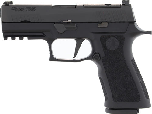 SIG Sauer P320 X 9mm XRAY3 Semi-Auto Pistol with 3.9-Inch Barrel and 10-Round Capacity and Black Finish