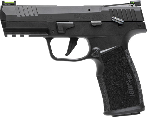 SIG Sauer P322 .22 LR Adjustable Sight Semi-Auto Pistol with 4-Inch Barrel and 10-Round Capacity and Black Finish