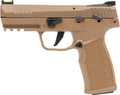 SIG Sauer P322 .22 LR Fiber Optic Semi-Auto Pistol with 4-Inch Barrel and 20-Round Capacity and Coyote Finish
