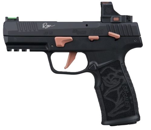 SIG Sauer P322 Rose 22LR 4-inch Semi-Auto Pistol with Romeo-RS Compact and Rose Colored Controls