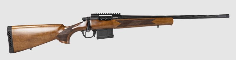 Balikli Bolt Action Rifle in .308 Winchester with Spiral Fluted Barrel and Walnut Stock