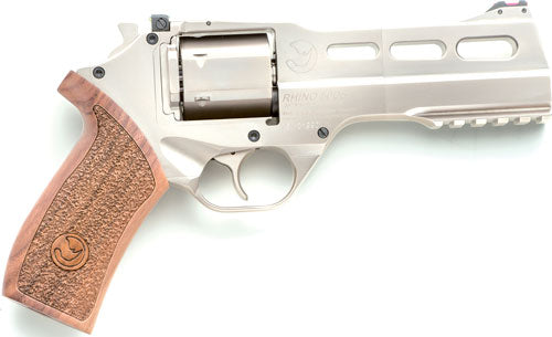 Chiappa Rhino 50DS .357 Magnum Revolver with 5-inch Barrel and Nickel Finish