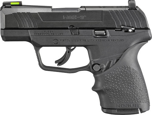 Ruger Max-9 9mm Luger Semi-Auto Pistol with Tritium Fiber Optic Night Sights