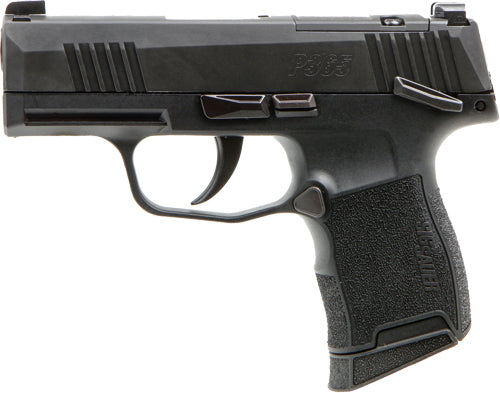 SIG Sauer P365 Mic Comp 9mm OR Semi-Auto Pistol with 3.1-Inch Barrel and 10-Round Capacity and Black Finish