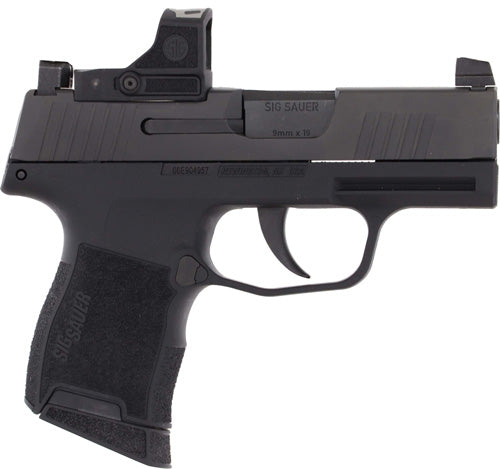 SIG Sauer P365 Mic Comp 9mm Semi-Auto Pistol with 3.1-Inch Barrel and 10-Round Capacity and Black Finish