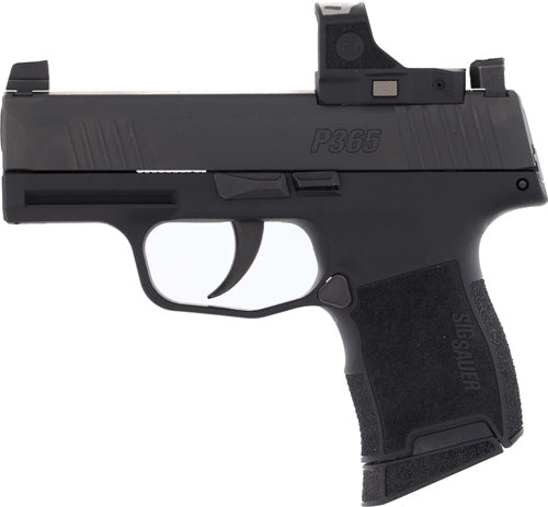 SIG Sauer P365 Mic Comp 9mm Semi-Auto Pistol with 3.1-Inch Barrel and 10-Round Capacity and Black Finish
