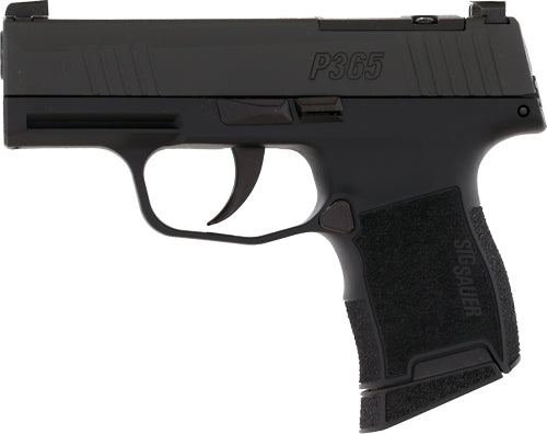 SIG Sauer P365 Mic Comp 9mm Semi-Auto Pistol with 3.1-Inch Barrel and 10-Round Capacity and Black Finish