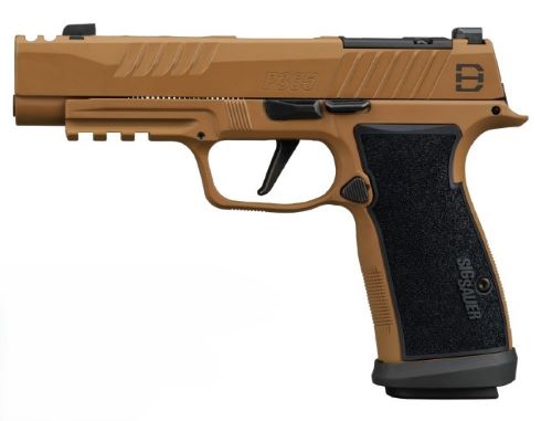SIG Sauer P365 AXG DH3 9mm Semi-Auto Pistol with 3.7-Inch Barrel and 17-Round Capacity and Coyote Finish