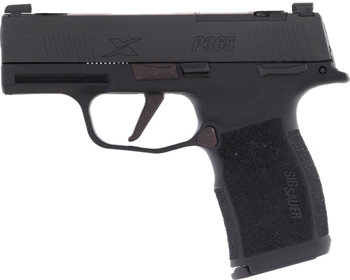 SIG Sauer P365X Mic Comp 9mm OR Semi-Auto Pistol with 3.1-Inch Barrel and 10-Round Capacity and Black Finish