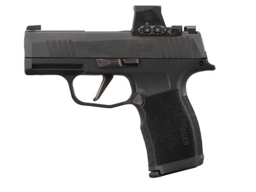 SIG Sauer P365X 9mm XRAY3 Semi-Auto Pistol with 3.1-Inch Barrel and 12-Round Capacity and Black Finish