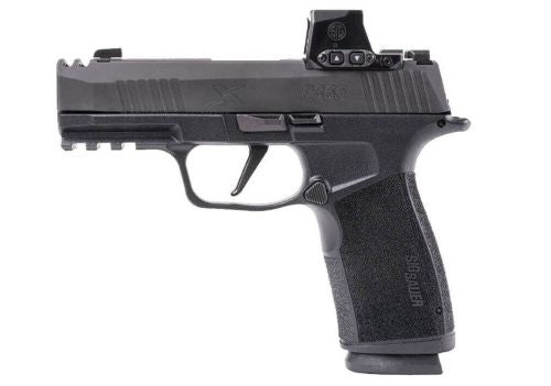 SIG Sauer P365X Macro 9mm Comp Semi-Auto Pistol with 3.1-Inch Barrel and 17-Round Capacity and Black Finish