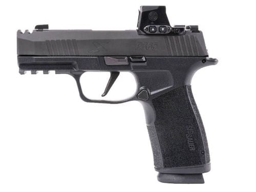 SIG Sauer P365X Macro 9mm Comp Semi-Auto Pistol with 3.1-Inch Barrel and 10-Round Capacity and Black Finish