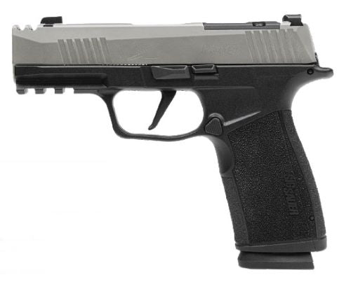 SIG Sauer P365X Macro 9mm Comp Semi-Auto Pistol with 3.1-Inch Barrel and 17-Round Capacity and Optics-Ready Configuration