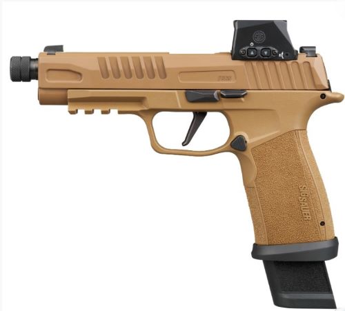 SIG Sauer P365 Fuse Tacops 9mm Semi-Auto Pistol with 5.1-Inch Barrel and 21-Round Capacity and Coyote Finish