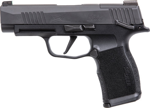 SIG Sauer P365 Xl Mic Comp 9mm Semi-Auto Pistol with 3.7-Inch Barrel and 10-Round Capacity and Black Finish