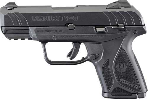 Ruger Security-9 Compact 9mm Luger Semi-Auto Handgun with 3.42-inch Alloy Steel Barrel
