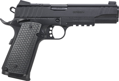 Girsan Mc1911S Influencer Govt .45 ACP Semi-Auto Pistol with 8-Round Capacity and Black Finish