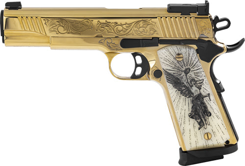 Girsan Mc1911 Deluxe Gold Govt .38 Super Semi-Auto Pistol with 10-Round Capacity
