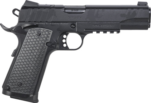 Girsan Mc1911S Influencer Govt .38 Super Semi-Auto Pistol with 9-Round Capacity and Black Finish
