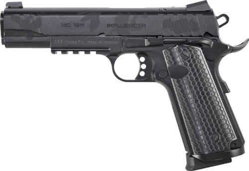 Girsan Mc1911S Influencer Govt .38 Super Semi-Auto Pistol with 9-Round Capacity and Black Finish