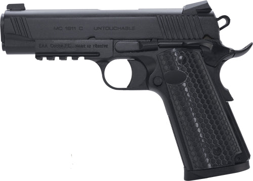 Girsan Mc1911 Untouchable 9mm Semi-Auto Pistol with 9-Round Capacity and Black Finish