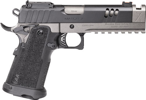 Girsan Witness 2311 Match X 9mm Semi-Auto Pistol with 20-Round Capacity and Two-Tone Finish