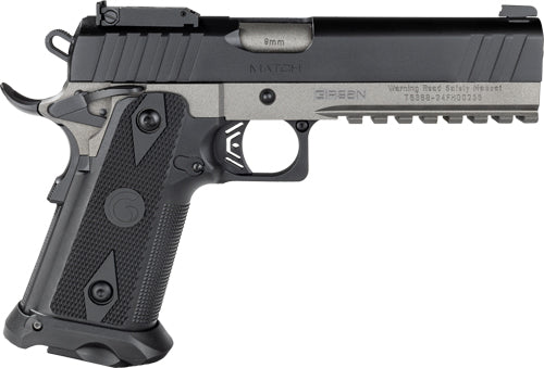 Girsan Witness 2311 Match 9mm Semi-Auto Pistol with 20-Round Capacity and Two-Tone Finish