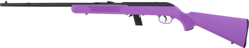 Savage 64F .22 LR Sporting Rifle with 21-Inch Blued Barrel and Purple Synthetic Stock