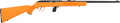 Savage 64F .22 LR Semi-Automatic Sporting Rifle with 21-Inch Barrel and Orange Synthetic Stock