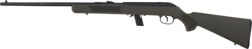 Savage 64F .22 LR Semi-Automatic Sporting Rifle with 21-Inch Blued Barrel and Green Synthetic Stock