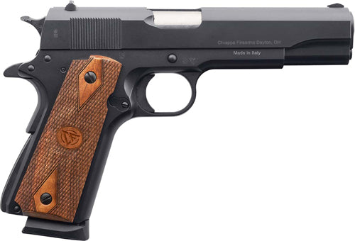 Chiappa 1911 Field Grade 9mm Luger Semi-Auto Pistol with Diamond Checkered Walnut Grips