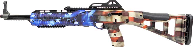 Hi-Point Carbine 45 ACP - Modern Sporting Rifle with US Flag Stock and Threaded Barrel