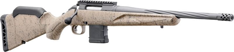 Ruger American Gen II Ranch Rifle 16.1-inch Fluted Barrel, Threaded, Flat Dark Earth Stock, 223 Rem/5.56 NATO