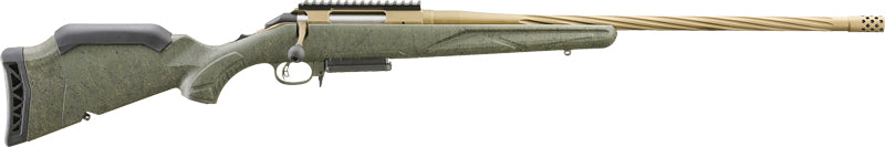 Ruger American Gen II Predator Bolt-Action Rifle in 308 Win with Green Splatter Stock