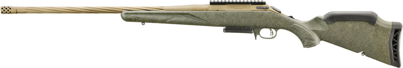 Ruger American Gen II Predator Bolt-Action Rifle in 308 Win with Green Splatter Stock