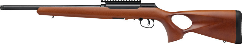 Savage Arms A22 Timber Thumbhole 22 Long Rifle Semi-Automatic Sporting Rifle with Hardwood Stock and Picatinny Rail