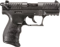 Walther P22Q .22 LR Semi-Auto Pistol with 3.4-inch Barrel and Adjustable Sights