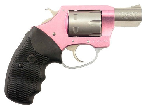 Charter Arms Pink Lady .22 LR Revolver with 2-inch Stainless Barrel and Rubber Grips