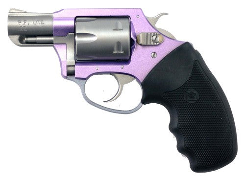 Charter Arms Lavender Lady .22 LR Revolver with Stainless Cylinder and Fixed Sights