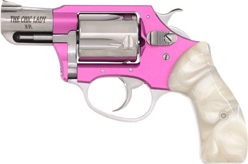 Charter Arms Chic Lady .38 Special Revolver with Pink Finish and Faux Alligator Case