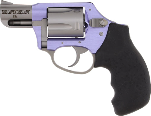 Charter Arms Lavender Lady .38 Special Revolver with Stainless Finish and Rubber Grips