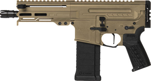 CMMG Dissent MK4 Pistol in 5.7x28 with Coyote Tan Finish and Picatinny Optic Footprint