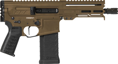 CMMG Dissent MK4 5.7x28 Semi-Auto Pistol with Midnight Bronze Finish and Picatinny Rail