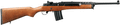 Ruger Mini-14 Ranch .223 Rem/5.56 NATO Semi-Automatic Rifle with Hardwood Stock and Scope Bases