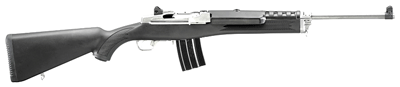 Ruger Mini-30 7.62x39mm Semi-Automatic Modern Sporting Rifle with Stainless Steel Finish and Synthetic Stock
