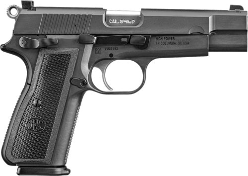 FN America FN High Power 9mm Luger Semi-Auto Handgun with 4.7-Inch Barrel and Two Magazines